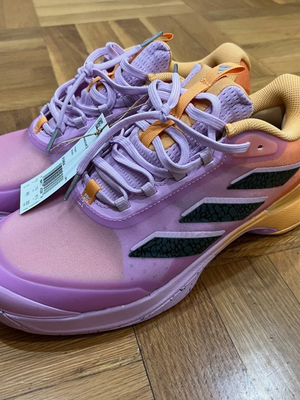 Adidas Avacourt 2 Hazy Orange Bliss Lilac W Size 9 - NEW IN BOX